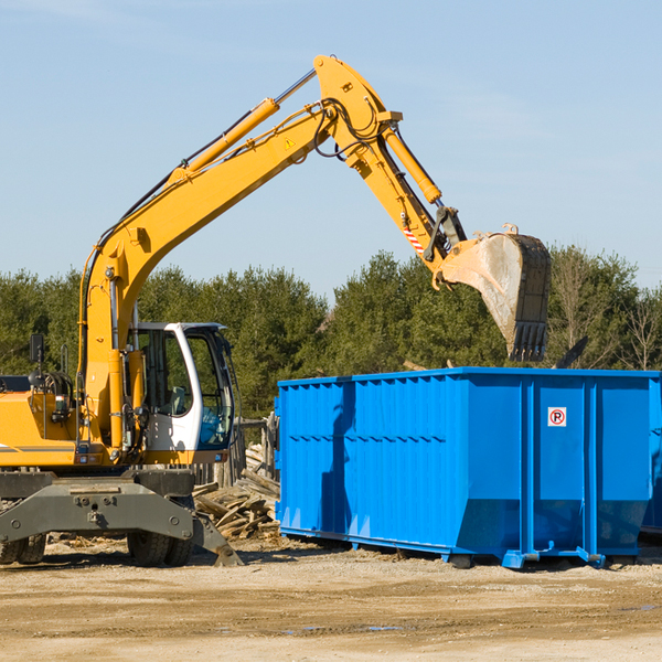 what size residential dumpster rentals are available in Vici